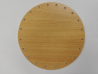 Dno na papírové pletení buk - kruh 14 cm