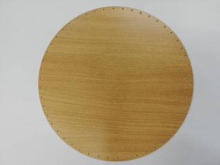 Dno na papírové pletení buk - kruh 34 cm