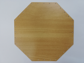 Dno na papírové pletení buk - osmihran 28 cm