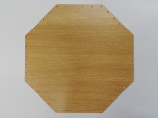 Dno na papírové pletení buk - osmihran 30 cm