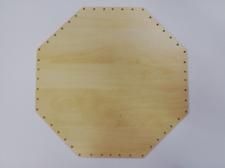 Dno na papírové pletení javor - osmihran 32 cm