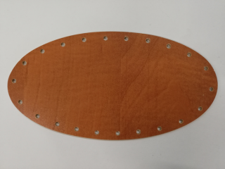 Dno na papírové pletení kalvados - elipsa 20 x 10 cm
