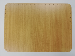 Dno na pletení pedigem buk - obdélník  33 x 24 cm