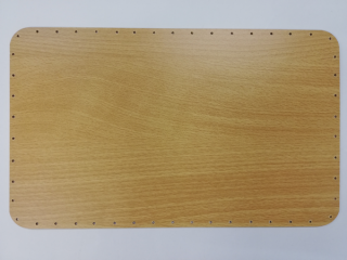Dno na pletení pedigem buk - obdélník  35 x 21 cm