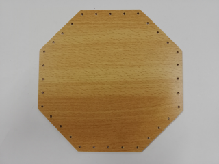 Dno na pletení pedigem buk - osmihran 18cm