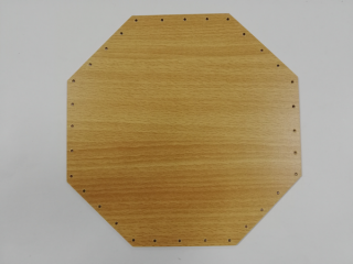 Dno na pletení pedigem buk - osmihran 24cm