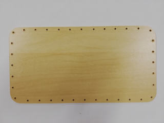 Dno na pletení pedigem JAVOR - obdélník  25 x 13 cm
