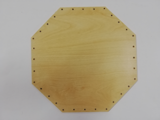Dno na pletení pedigem javor - osmihran 20cm