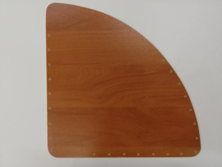 Dno na pletení pedigem KALVADOS - kruh výseč 25 cm