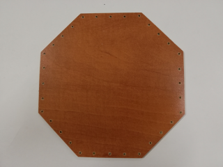 Dno na pletení pedigem kalvados - osmihran 18cm