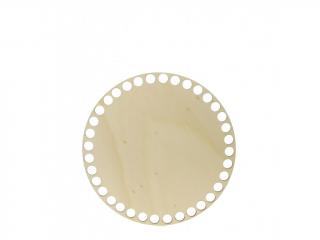 Dno/víko na háčkované košíky  - překližka kruh 15cm (skladem)