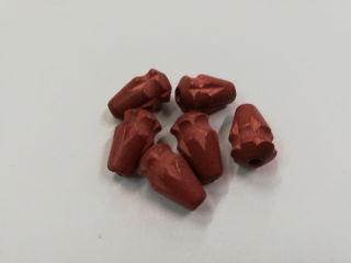 Dřevěné korálky pro tvorbu tvar 1 cihlová- 10 x 15mm