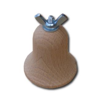 Forma na pletení - dřevěný zvoneček průměr 42mm