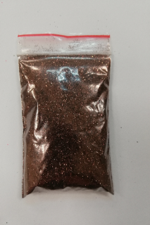 Glitry volně sypané 25g - odstín měděná