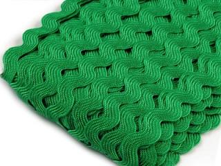 Hadovka lemovka stuha 6,4mm - barva jarní zelená