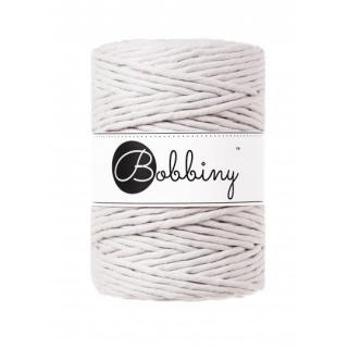 Macramé šňůry Bobbiny 5mm/100m - moonlight (skladem)