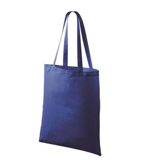 Nákupní taška bavlněná  42 x 38 cm, vhodná k malování, batiku - král modrá
