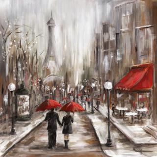 Obraz na desce 22 x 22 cm - Paris 2