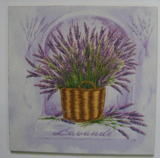 Obrázek č.176 - 16 x 16 - Levandule na fialovém