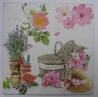 Obrázek č.60 - 16 x 16 - Květinky a košík