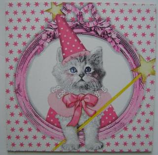 Obrázek č.80 - 16 x 16 - Kočka kouzelnice