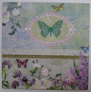 Obrázek č.91 - 16 x 16 - Motýl vintage