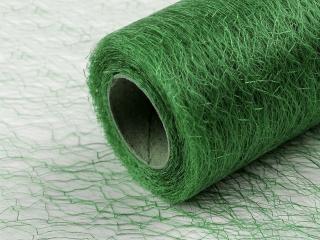 Pavučinka dekorační zelená olivová - šíře 15cm - 1m