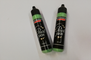 Perlové pero Pentart 30ML - Jablkově zelená