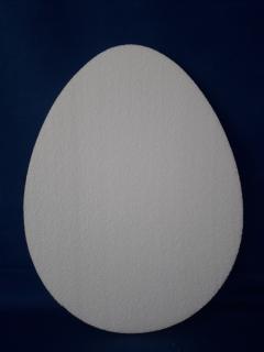 Polystyrenové vejce ploché plné - 29 cm