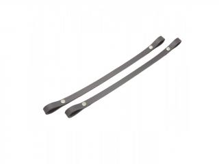 Popruh na košík nebo kabelku kožený š.1cm - 50cm - šedý (CENA ZA 1KS)