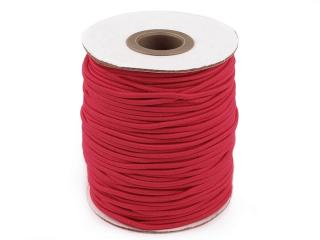 Pruženka kulatá, průměr 2 mm - vhodná na šití roušek - červená - 1m