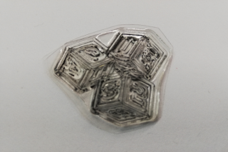 Razítko silikonové - kostičky - 3,5 cm