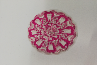 Razítko silikonové - květina 3 - 7,5 cm