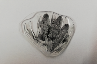 Razítko silikonové - zelenina kukuřice - 4 x 4,5 cm