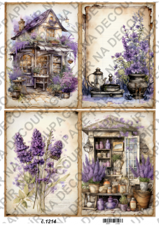 Rýžový nebo Soft papír A4 na decoupage - Levandule zátiší - KB1214Rýžový nebo Soft papír A4 na decoupage - Levandule zátiší - KB1214Rýžový nebo Soft papír A4 na decoupage - Levandule zátiší - KB1214