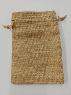 sáček jutový přírodní 14x10 cm