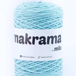 Šňůra MAKRAMA Mila - 80% bavlna - 2mm/180m - mátová (skladem)