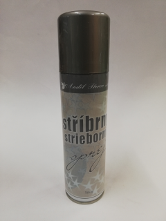 Sprej stříbrný 150 ml - dekorační