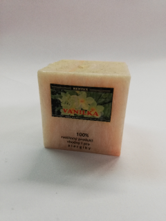 Svíčka kostička palmová 100g - vanilka