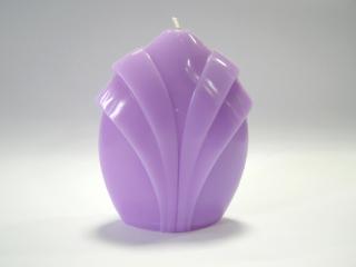 Svíčka vonná  - 14,5 x 10 cm - pupen - fialová