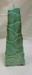 Svíčka vonná z palmového vosku č.63-1- věž reliéf