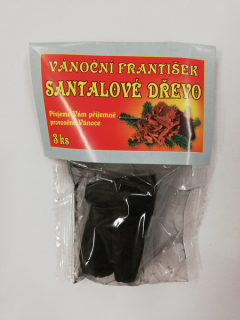 Vánoční František 3 ks s vůní santálové dřevo