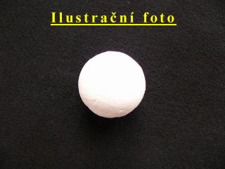 Vatovka koule bílá - 10 mm - balení 10ks