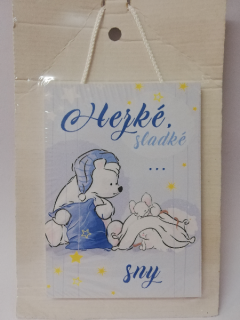 Závěsný obraz na desce - Hezké, sladké sny