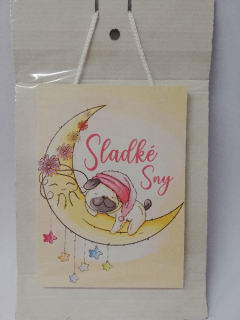 Závěsný obraz na desce - Sladké sny