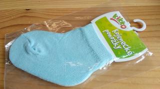 Kojenecké ponožky Kikko - 0-6 měs. - BLEDĚMODRÁ