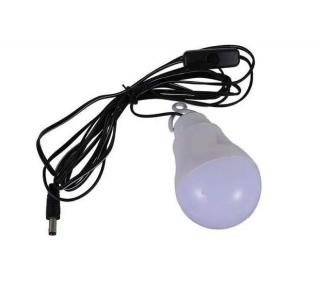 LED žárovka DC5V 3W čistá bílá   (LED žárovka 3W 5V)