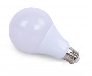LED žárovka E27/12V DC, 6W - čistá bílá   (LED žárovka E27 6W 12V)