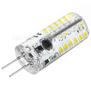 LED žárovka G4 3W 12V čistá bílá (LED žárovka s paticí G4 48*SMD 3014)