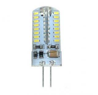 LED žárovka G4 4W 220V čistá bílá (LED žárovka s paticí G4 64*SMD 3014)